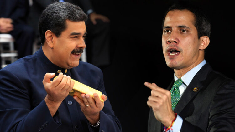 Maduro y Guaidó y 31 toneladas de oro venezolano
